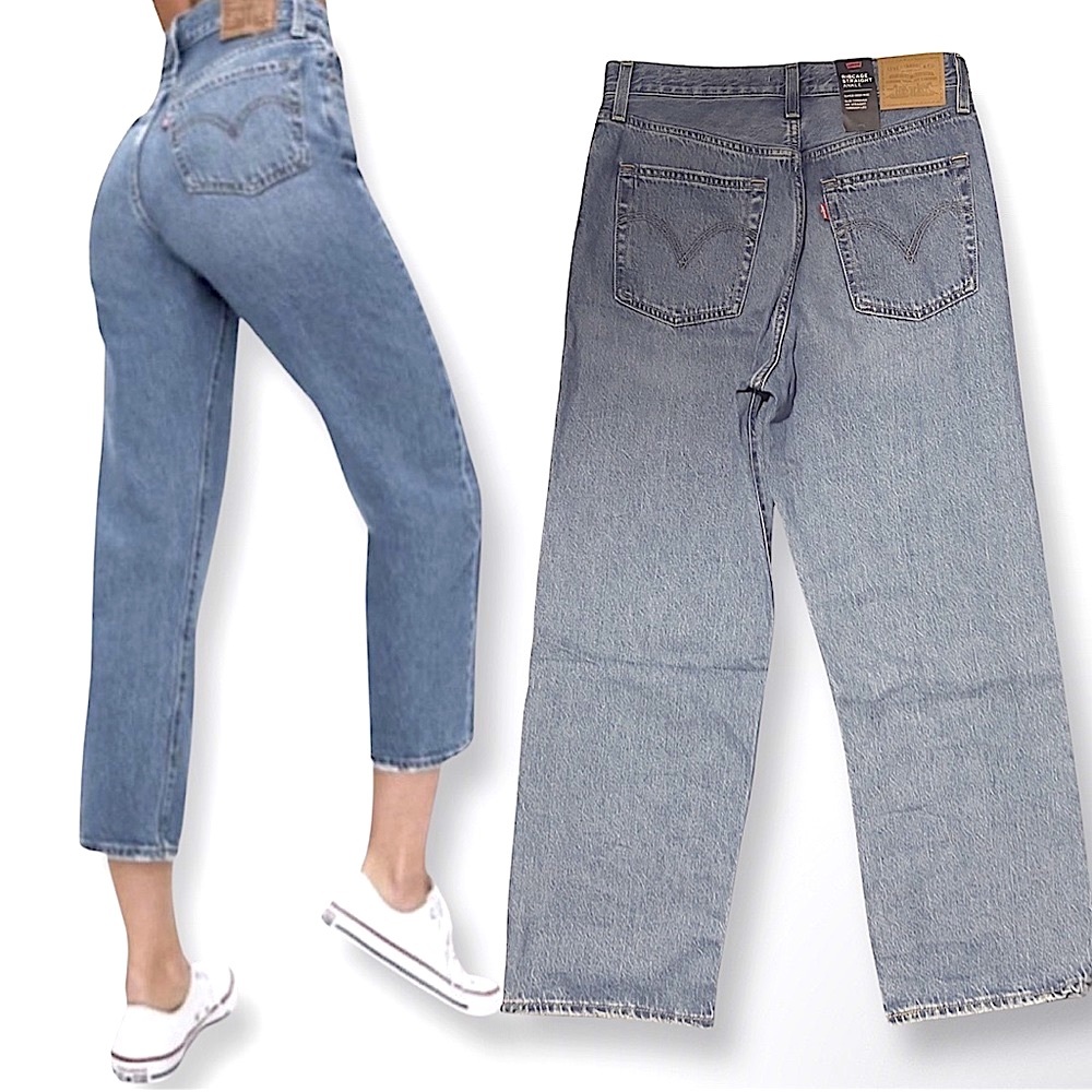 Levi's Ribcage Straight Ankle Jeans Haight At the Ready